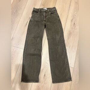 Abercrombie & Fitch High Rise 90s Relaxed Brown Denim Jeans. Size 4/27.